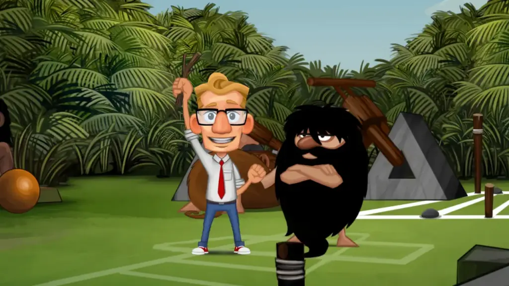 Justin Wack and the Big Time Hack Urmenschen Bikerrennen