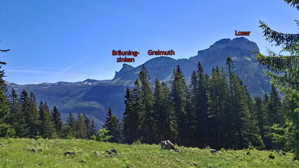 Ausseer Sandlingalm - Loser, Greimuth, Bräuningzinken